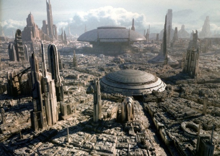 Photo:  Coruscant City in Star Wars